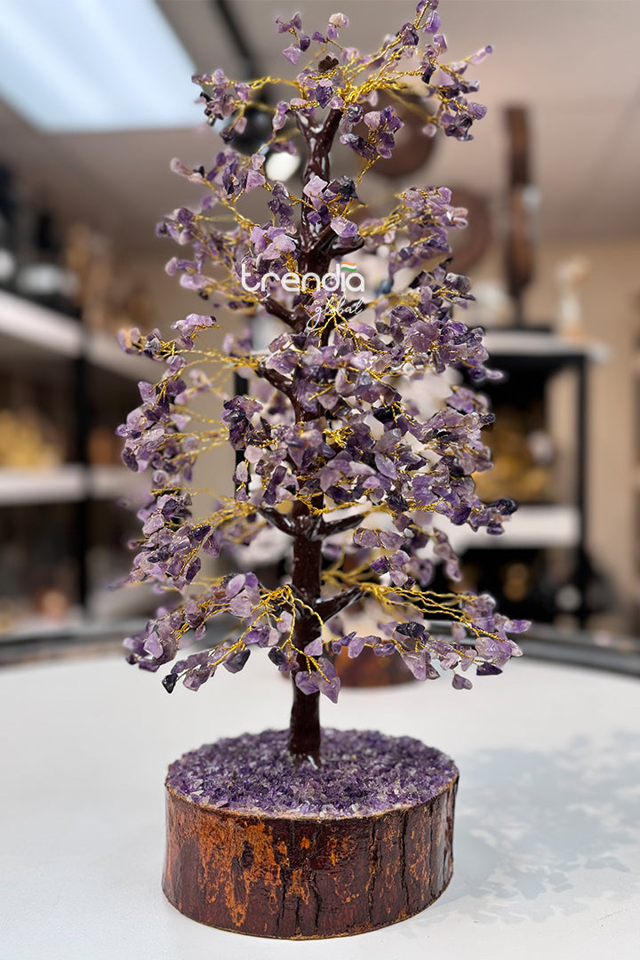 Amethyst Crystal Tree Healing & Feng Shui Decor