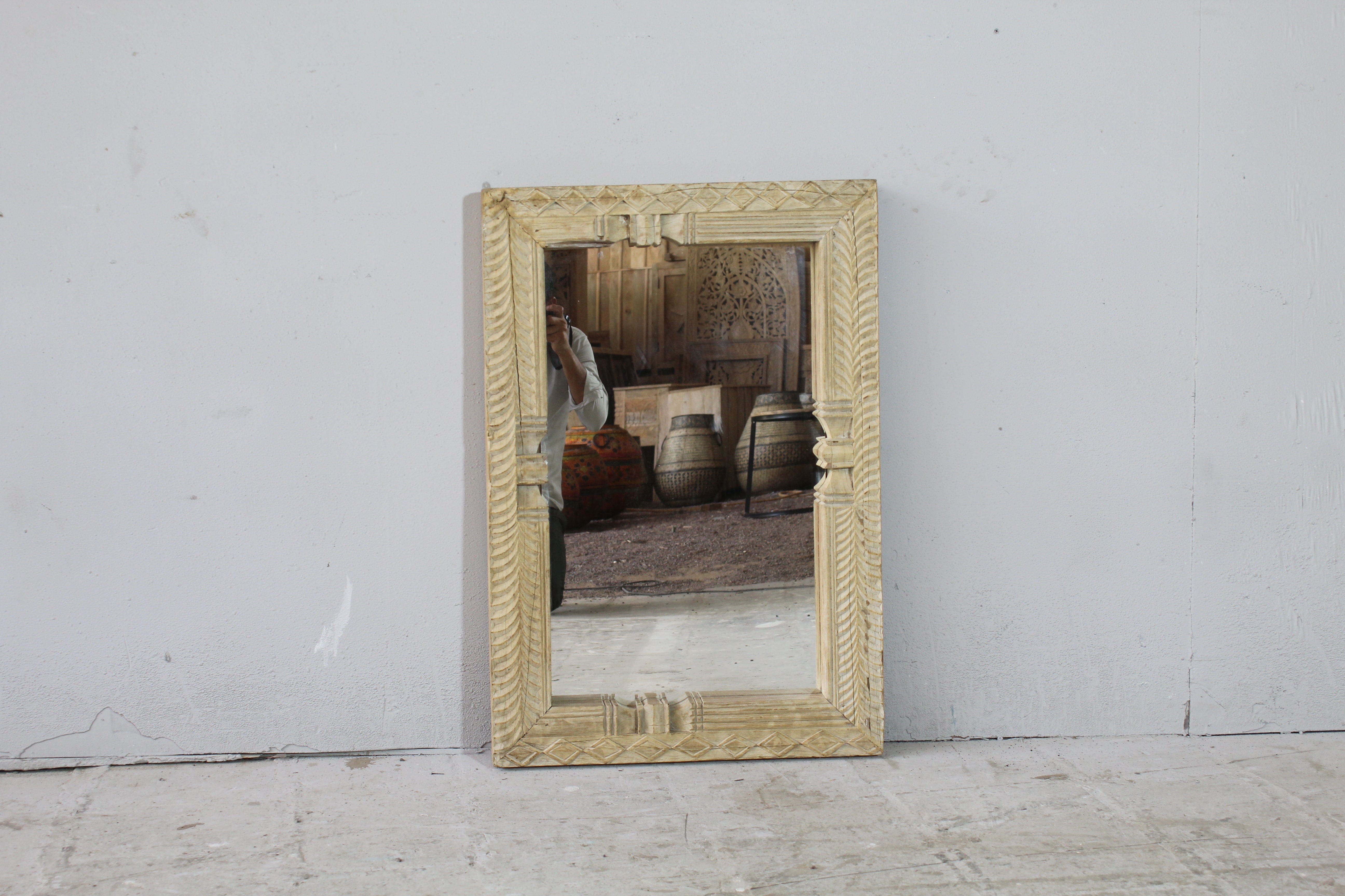 Vintage Gujarati Mirror Frame