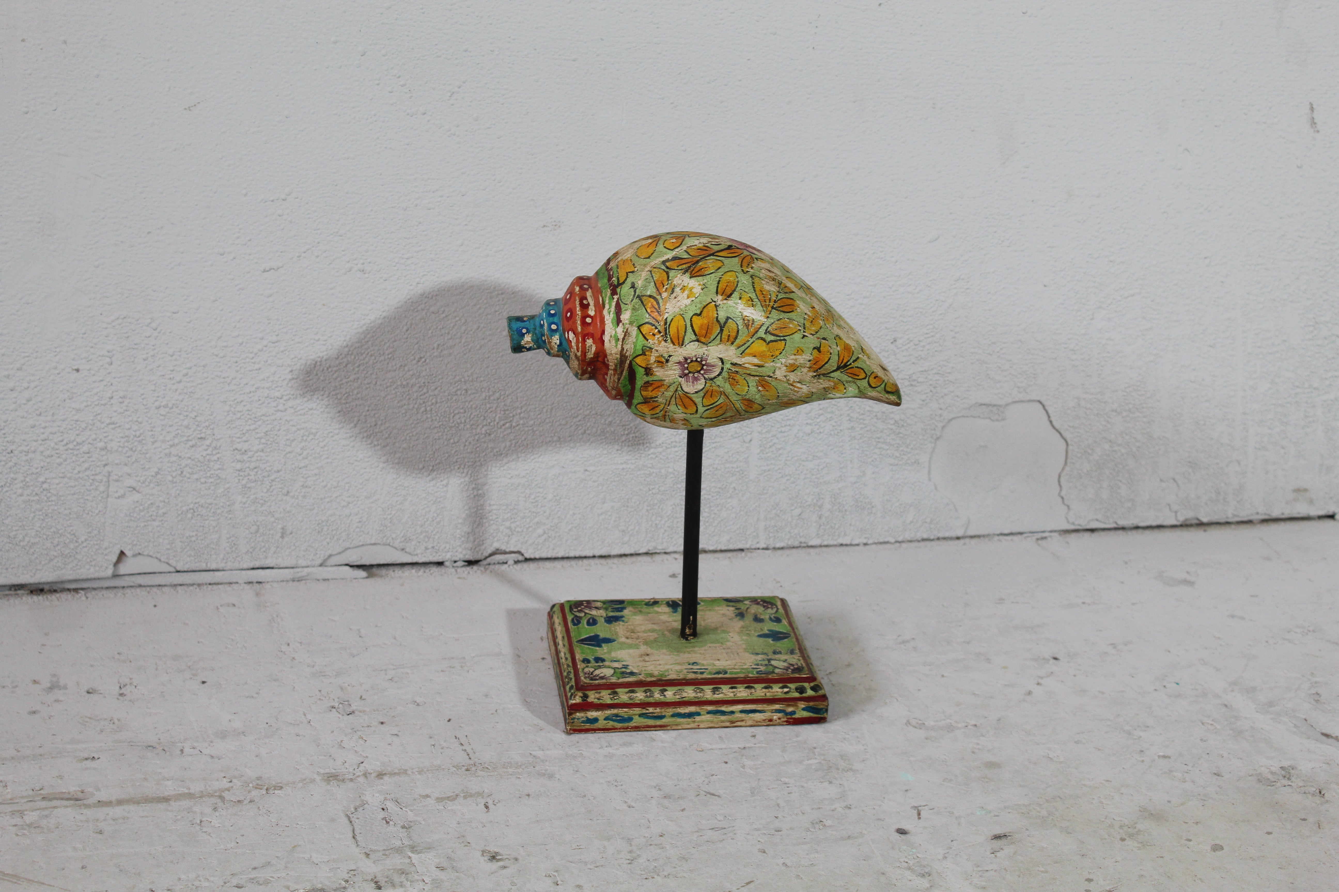 Intricately Designed Mango Wood Statue