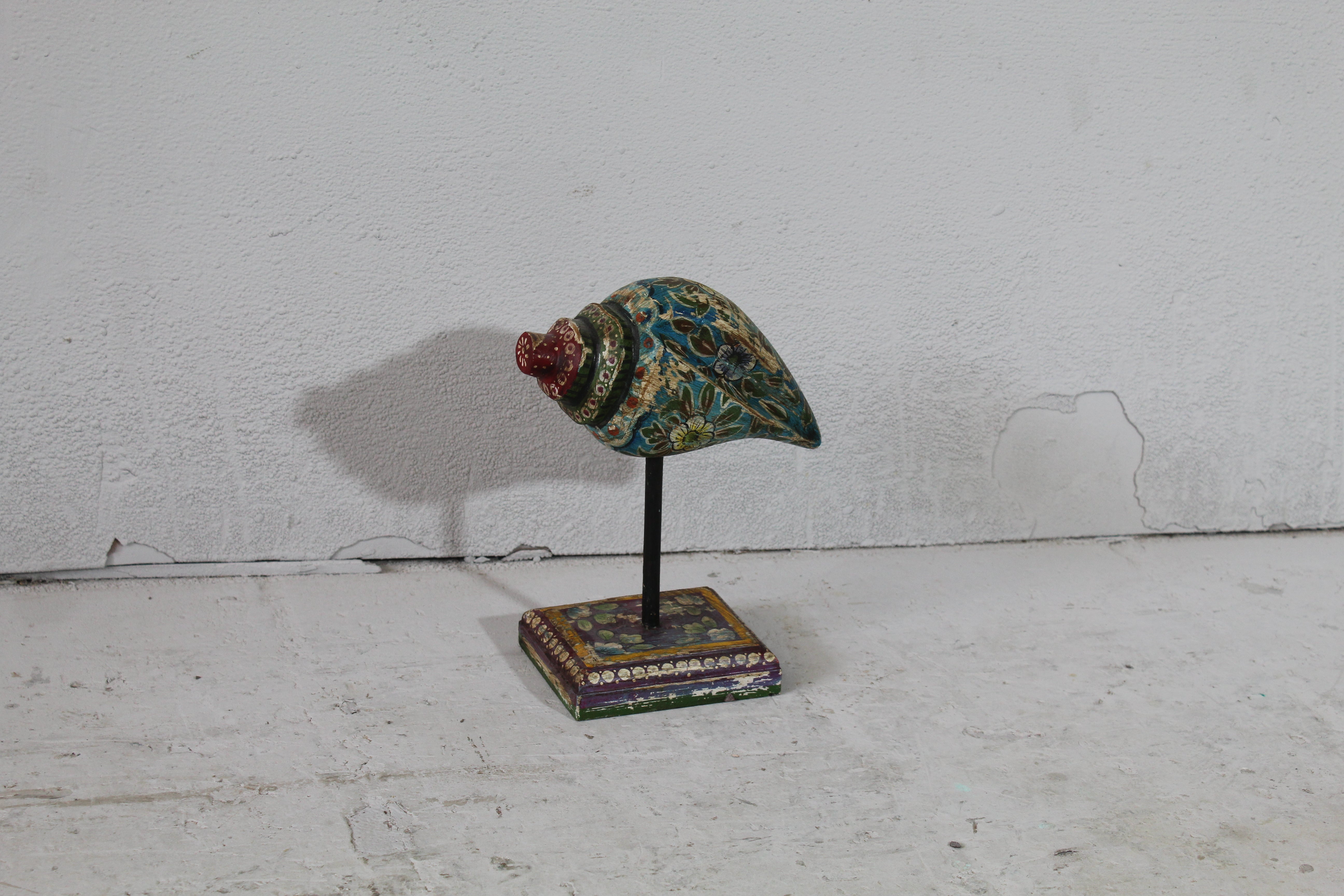 Intricately Designed Mango Wood Statue
