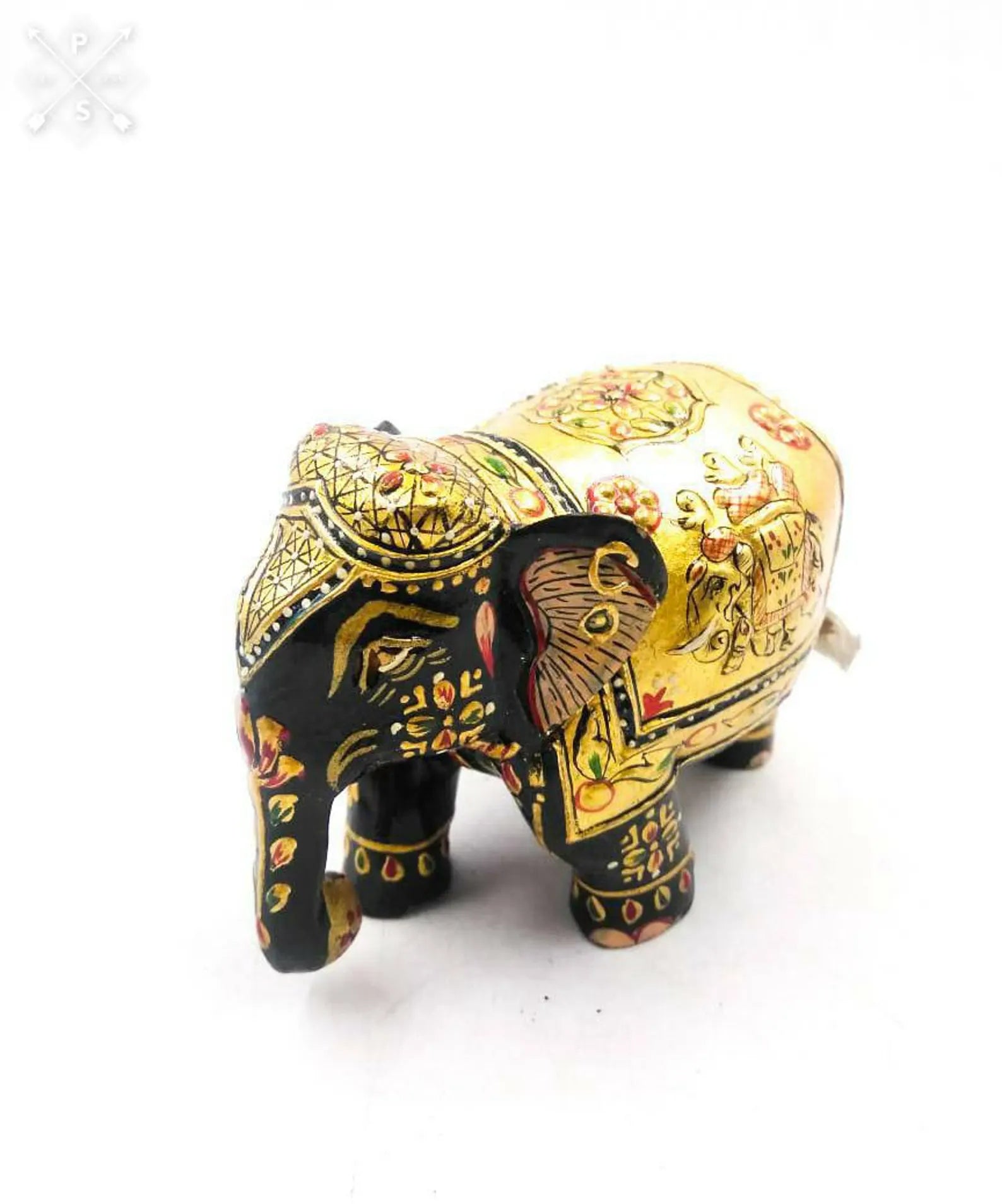 3 Inch Elephant Down Trunk Fine Emboss (Set of 2)