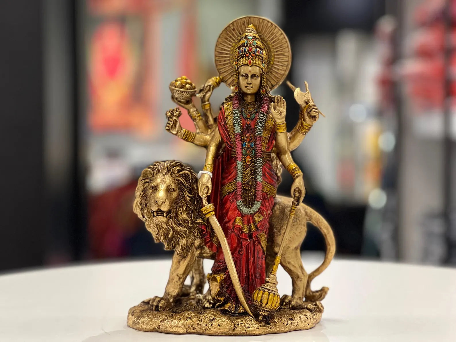 12 Inch Maa Durga Idol in Resin