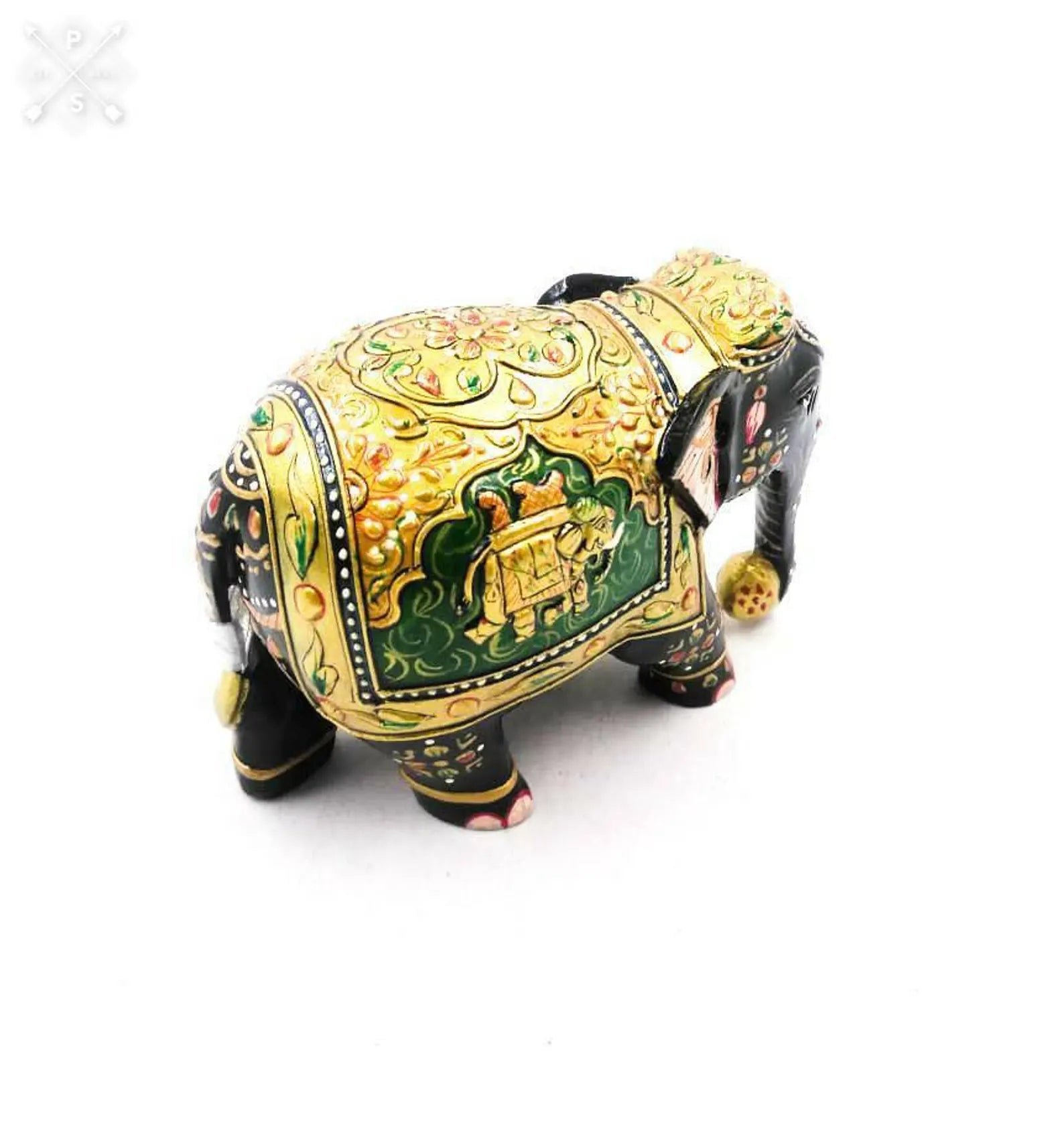 3 Inch Elephant Down Trunk Fine Emboss (Set of 2)