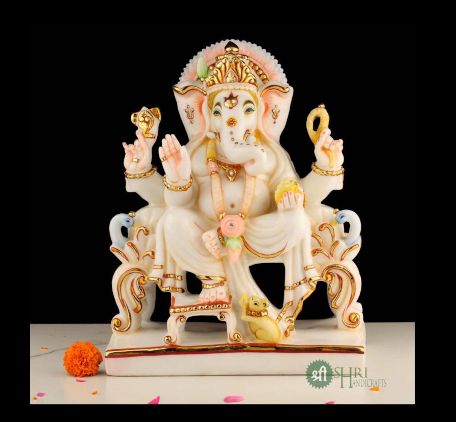 11 Inch Ganesh Resin Idol