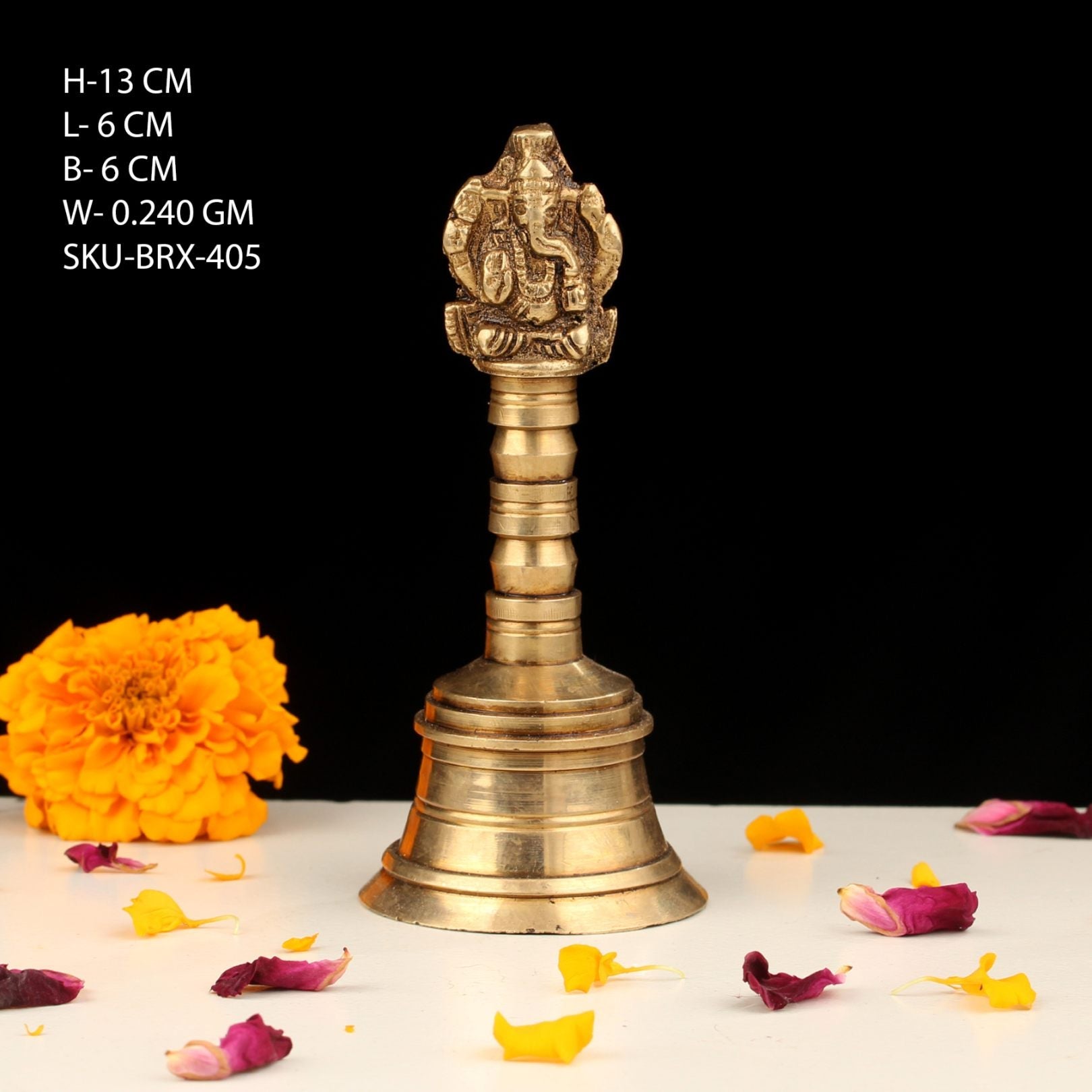 5.5" BRASS HAND BELL BRX