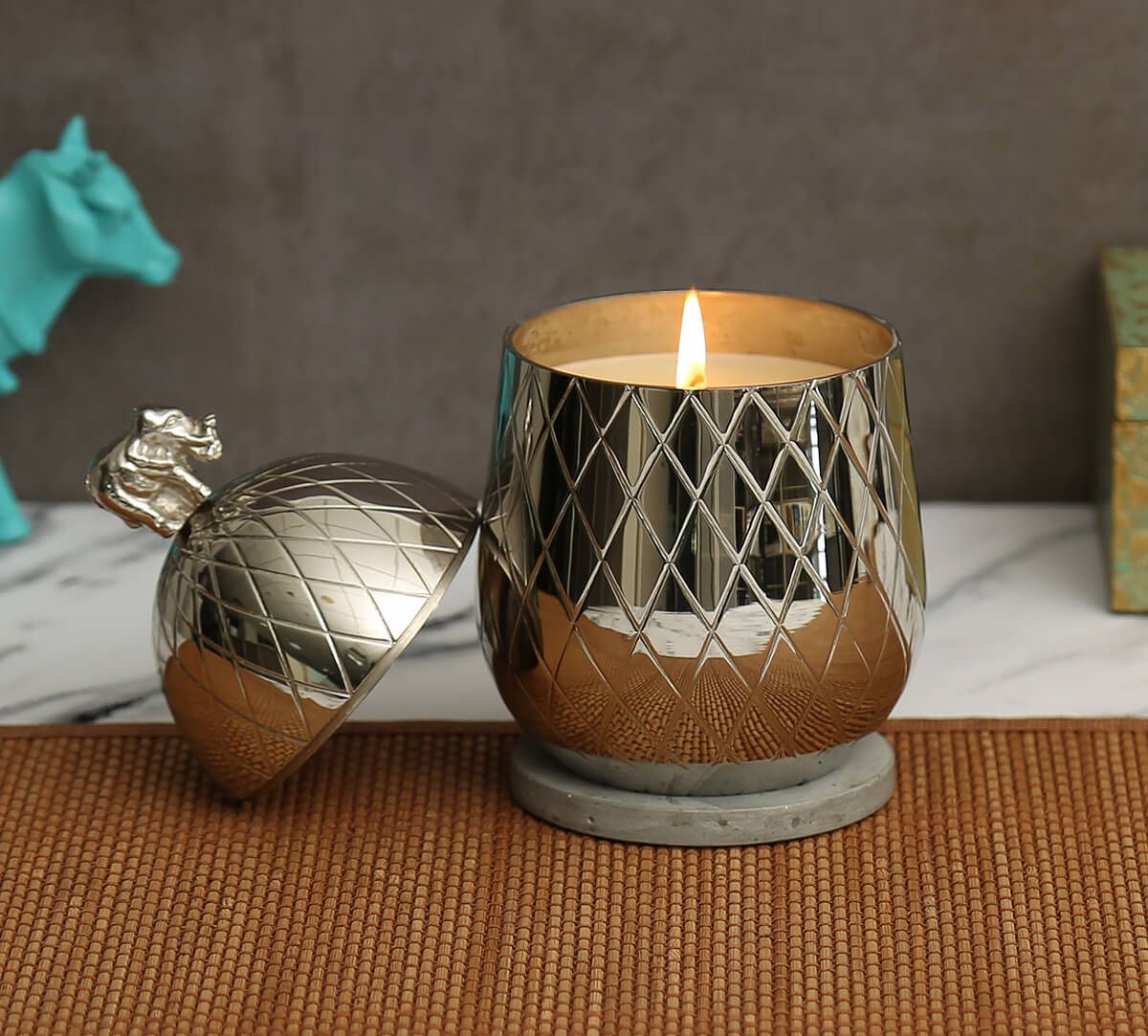 Mastodon Exposition Candle Votive (Fragrance: Jasmine)